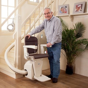 handicare curved stairchair