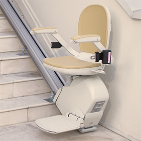 Kraus straight rail San Diego Stair Lift Outdoor, Indoor and Curve Specialist