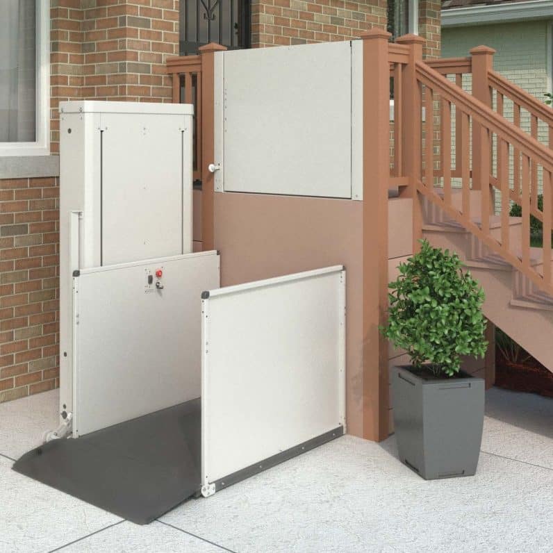 Long Beach Platform Lifts for mobile home porch