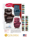 PR510 CLOUD GOLDEN LIFTCHAIR RECLINER