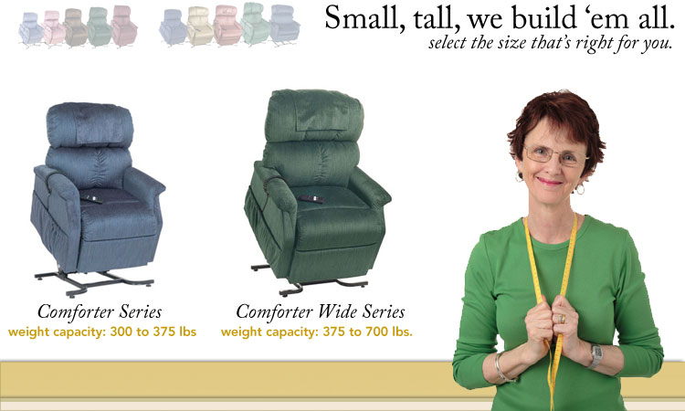 comforter phoenix golden liftchair recliners